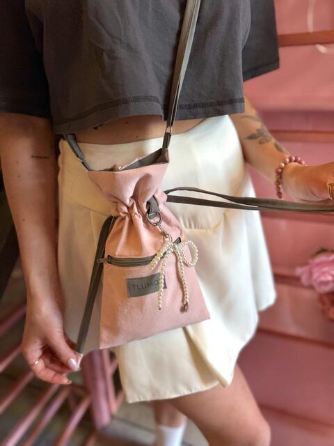Pink pouch