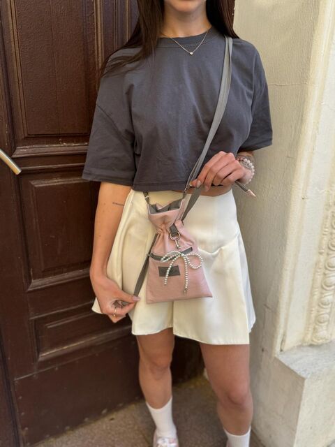 Pink pouch