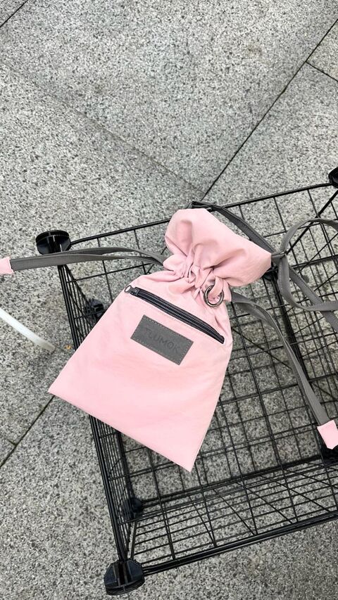 Pink pouch