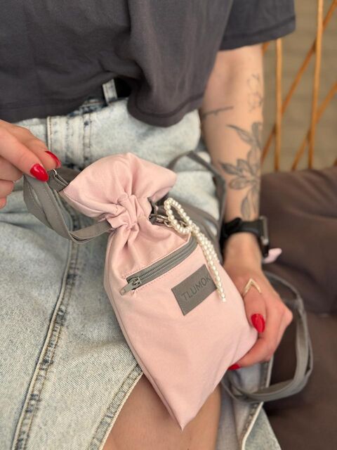 Pink pouch