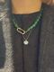 Necklace "Emerald"