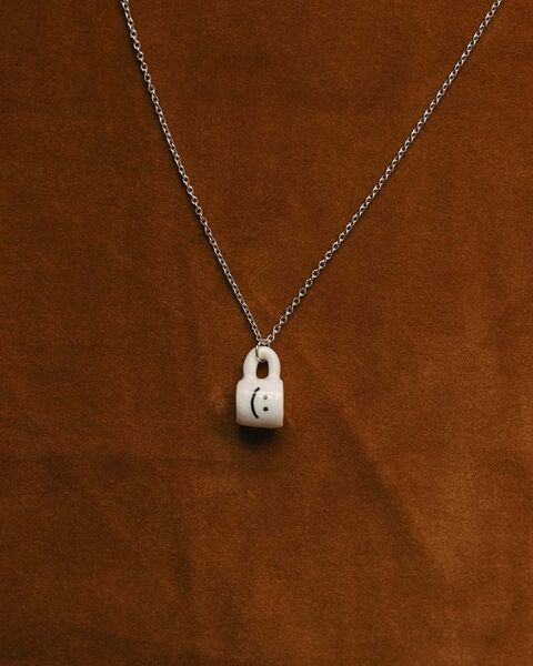 Керамічний мікрокап "Smile" на ланцюжку