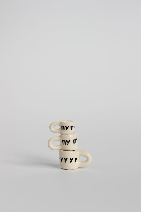 Ceramic microcap “Pu pu puu” on a chain