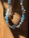 Shell necklace with ceramic bead