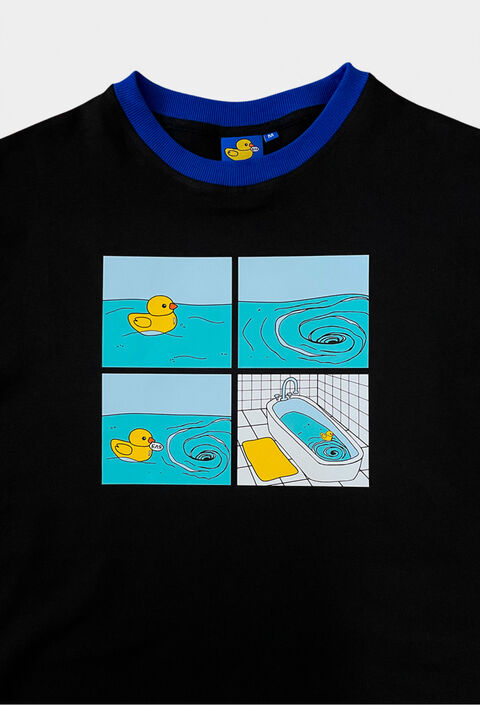 Чорний лонгслів Directionless Life