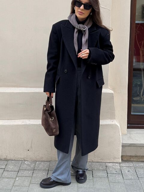 Cotton scarf "Taupe"