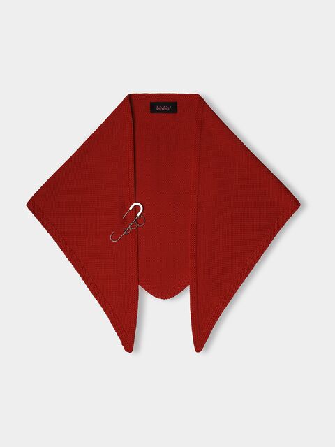 Red cotton scarf
