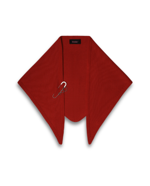 Хустка бавовняна червона