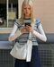 Crossbody №48 Light-gray