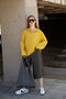 Yellow polo shirt