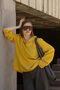 Yellow polo shirt