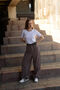 Grey linen pants