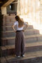 Grey linen pants