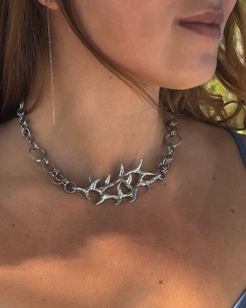 Кольє "Плетіння з абстракцією"