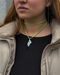 “Abstraction” pendant with amazonite