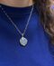 Heart pendant with artificial opal