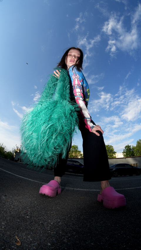 Bag "Heart Bag" Green