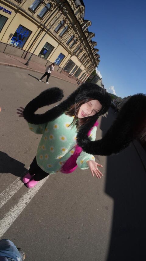 Шапка "Big Bunny Hat" Black