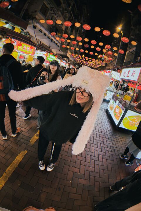 Шапка "Big Bunny Hat" Pink