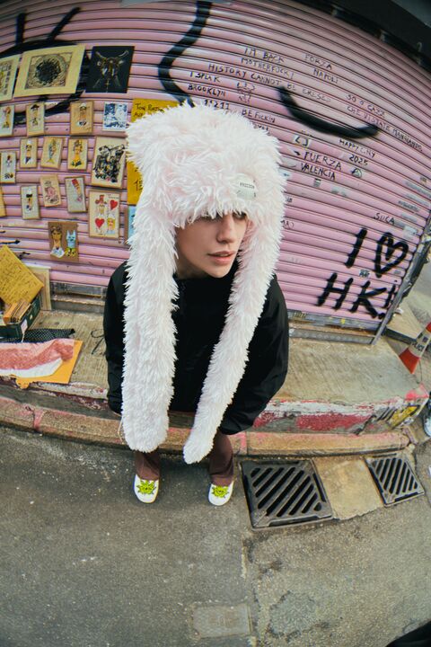 Шапка "Big Bunny Hat" Pink