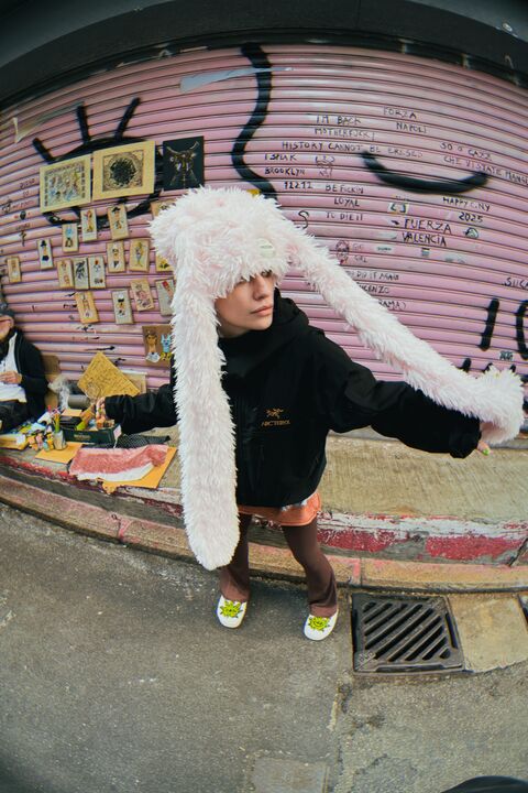 Шапка "Big Bunny Hat" Pink