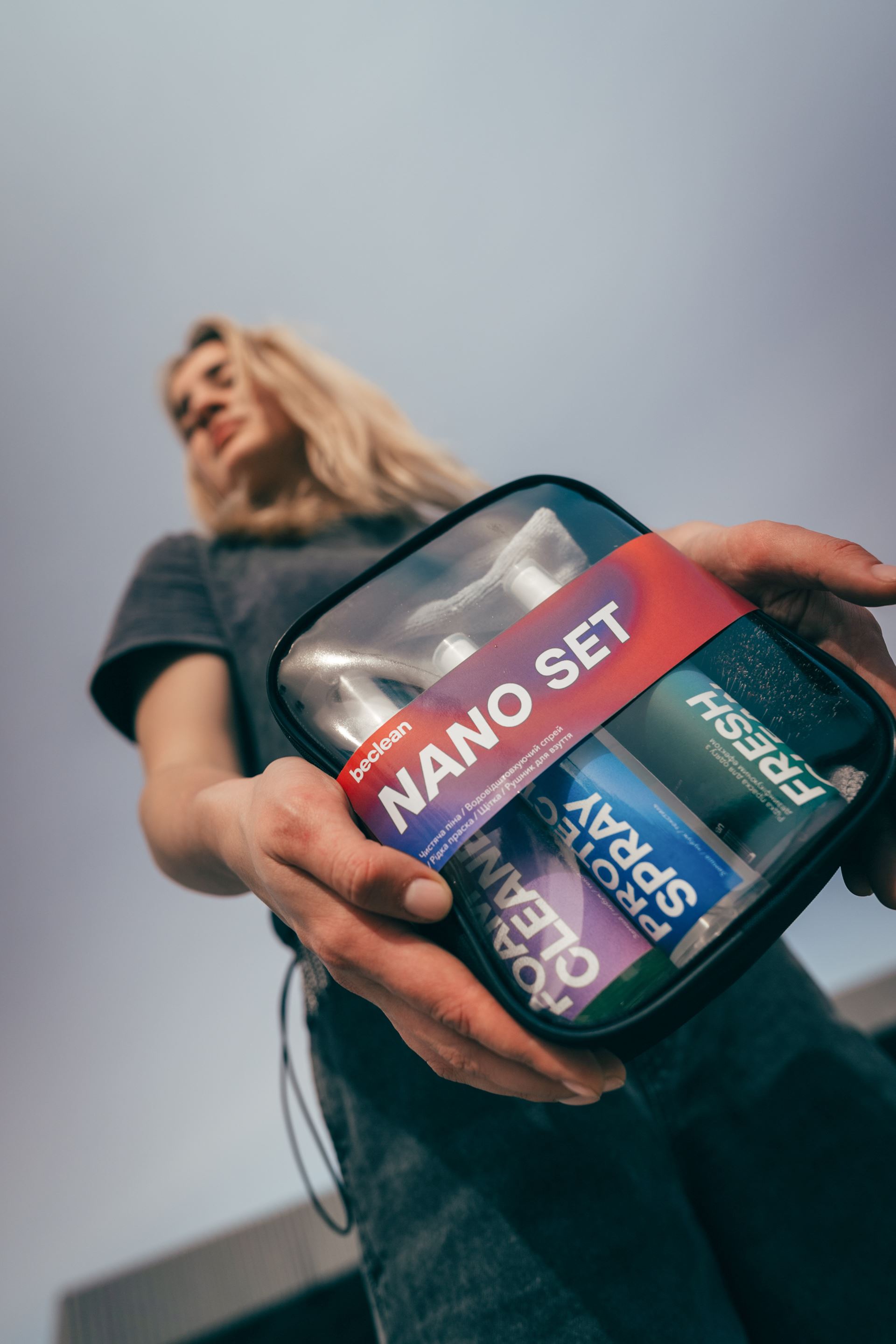 Набір по догляду за взуттям NANO SET