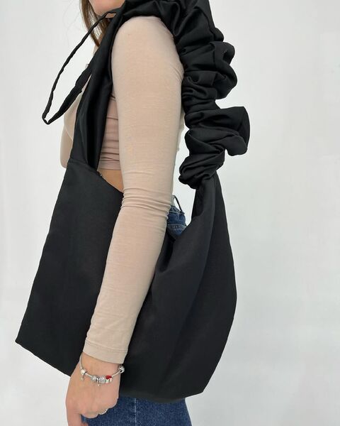 Крос боді водонепроникна плащівка чорний