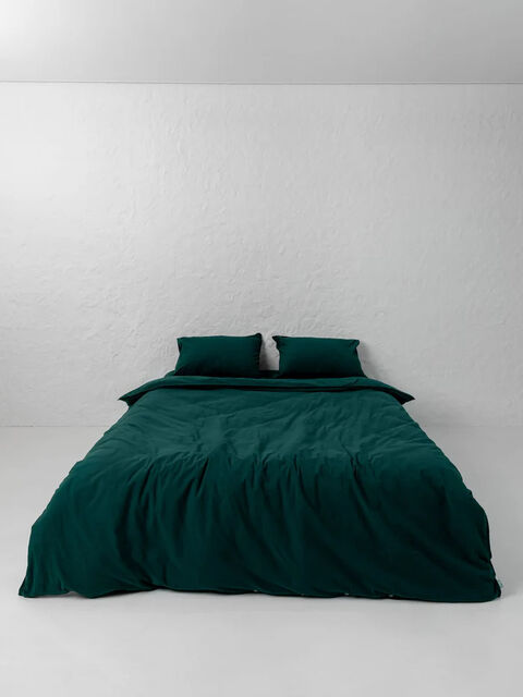 Set of boiled cotton linen Smaragd