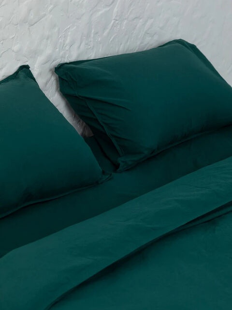 Set of boiled cotton linen Smaragd