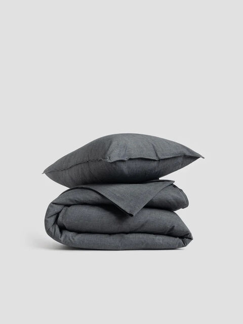 Set of boiled cotton linen Silver