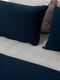 Set of boiled cotton linen Mix Grey-Navy