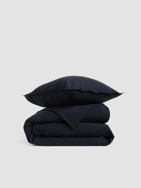 Комплект білизни із вареної бавовни Black