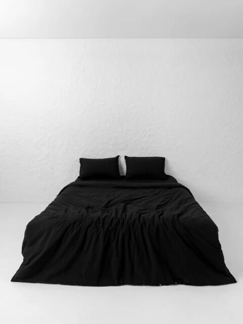 Комплект білизни із вареної бавовни Black