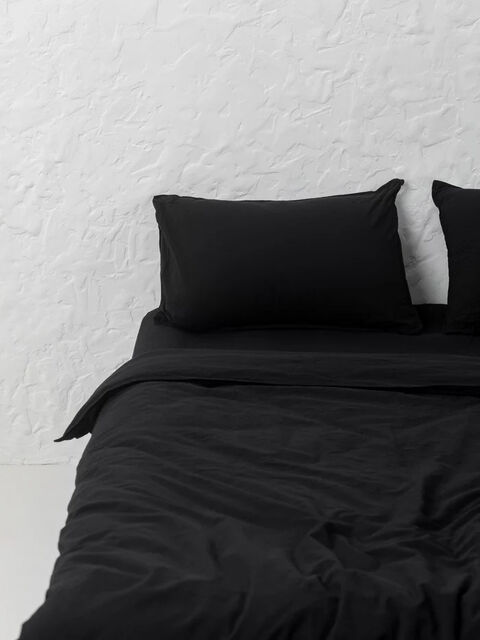 Комплект білизни із вареної бавовни Black