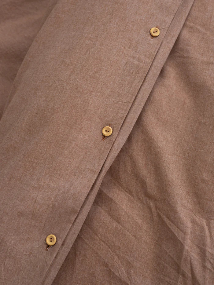 Set of boiled cotton linen Carob