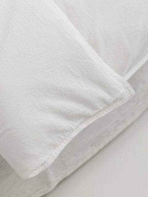 Set of boiled cotton linen Creme