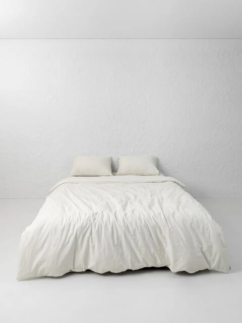 Set of boiled cotton linen Creme