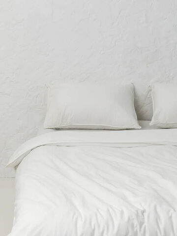 Set of boiled cotton linen Creme