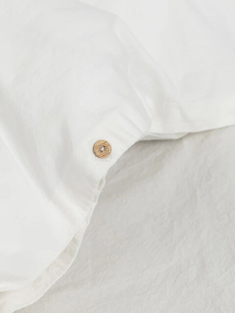 Set of boiled cotton linen Creme