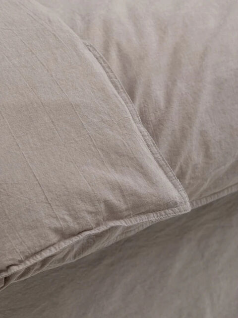 Set of boiled cotton linen Grey