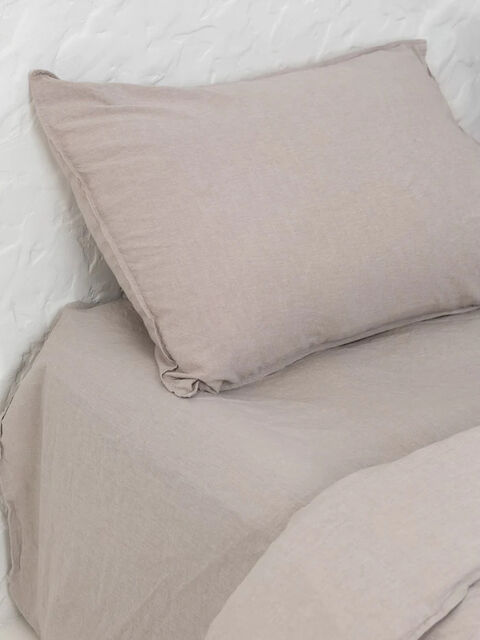 Set of boiled cotton linen Grey