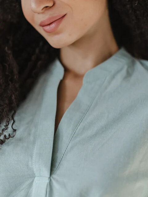 Women's pajamas made of boiled cotton Ocean