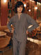 Women's pajamas made of boiled cotton Silver
