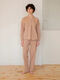 Women's boiled cotton pajamas Carob