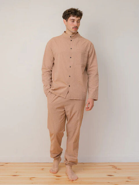 Піжама чоловіча з вареної бавовни Carob