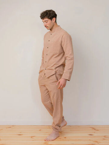 Піжама чоловіча з вареної бавовни Carob