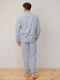 Піжама чоловіча з вареної бавовни Mountain