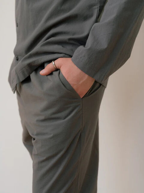 Піжама чоловіча з вареної бавовни Slate