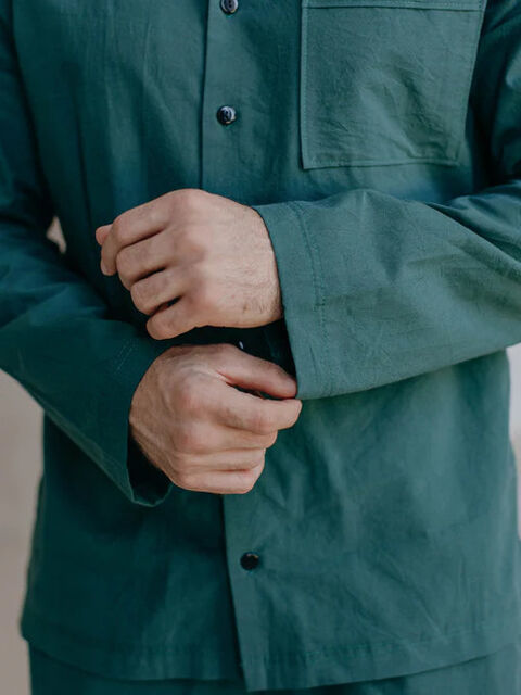 Піжама чоловіча з вареної бавовни Smaragd