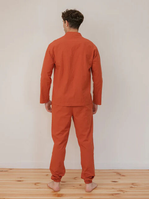 Піжама чоловіча з вареної бавовни Terra